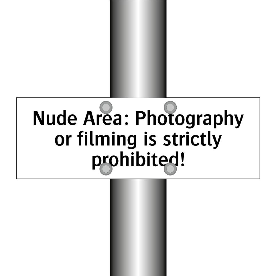 Nude Area: Photography or filming is strictly prohibited!
