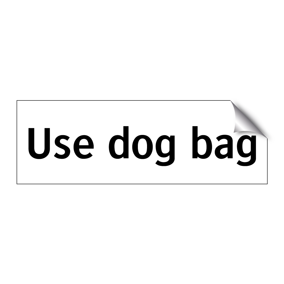 Use dog bag