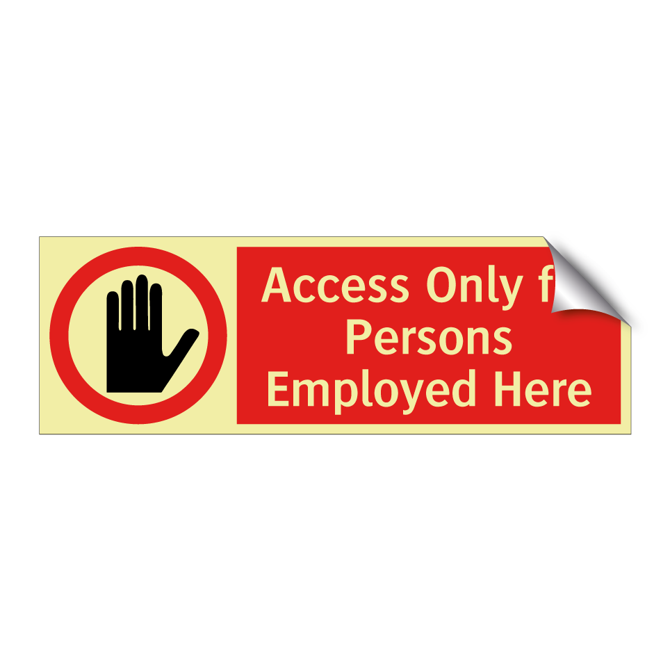 Access Only for Persons Employed Here