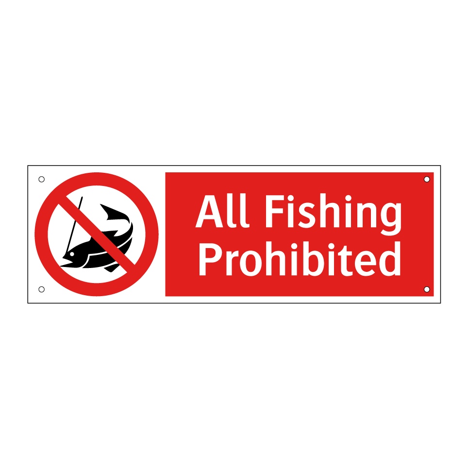 All Fishing Prohibited