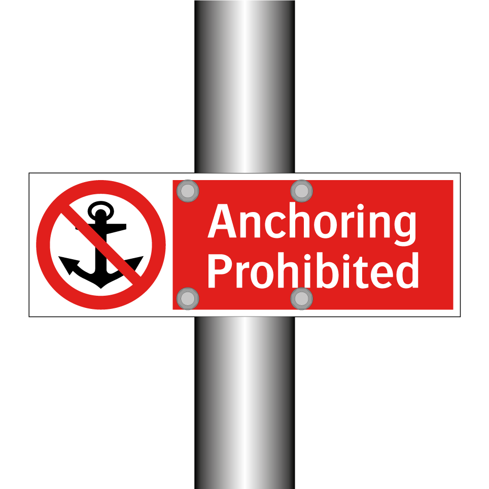 Anchoring Prohibited