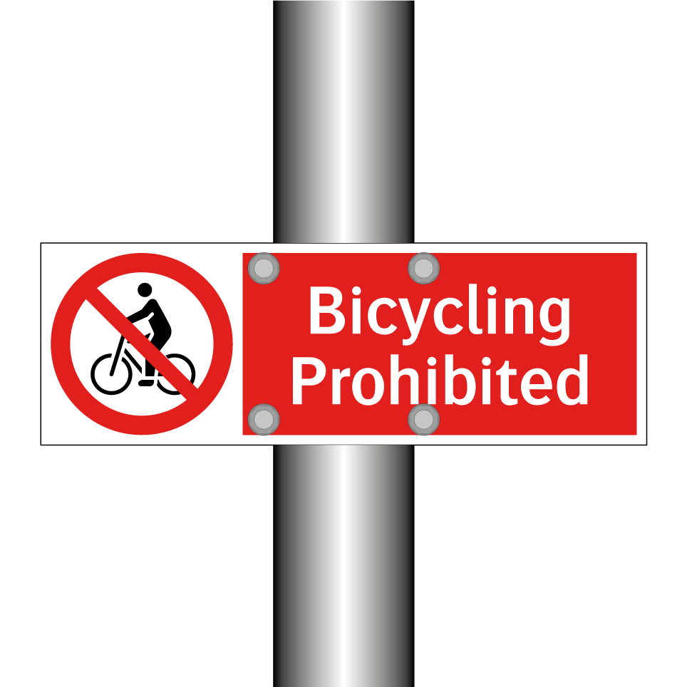 Bicycling Prohibited