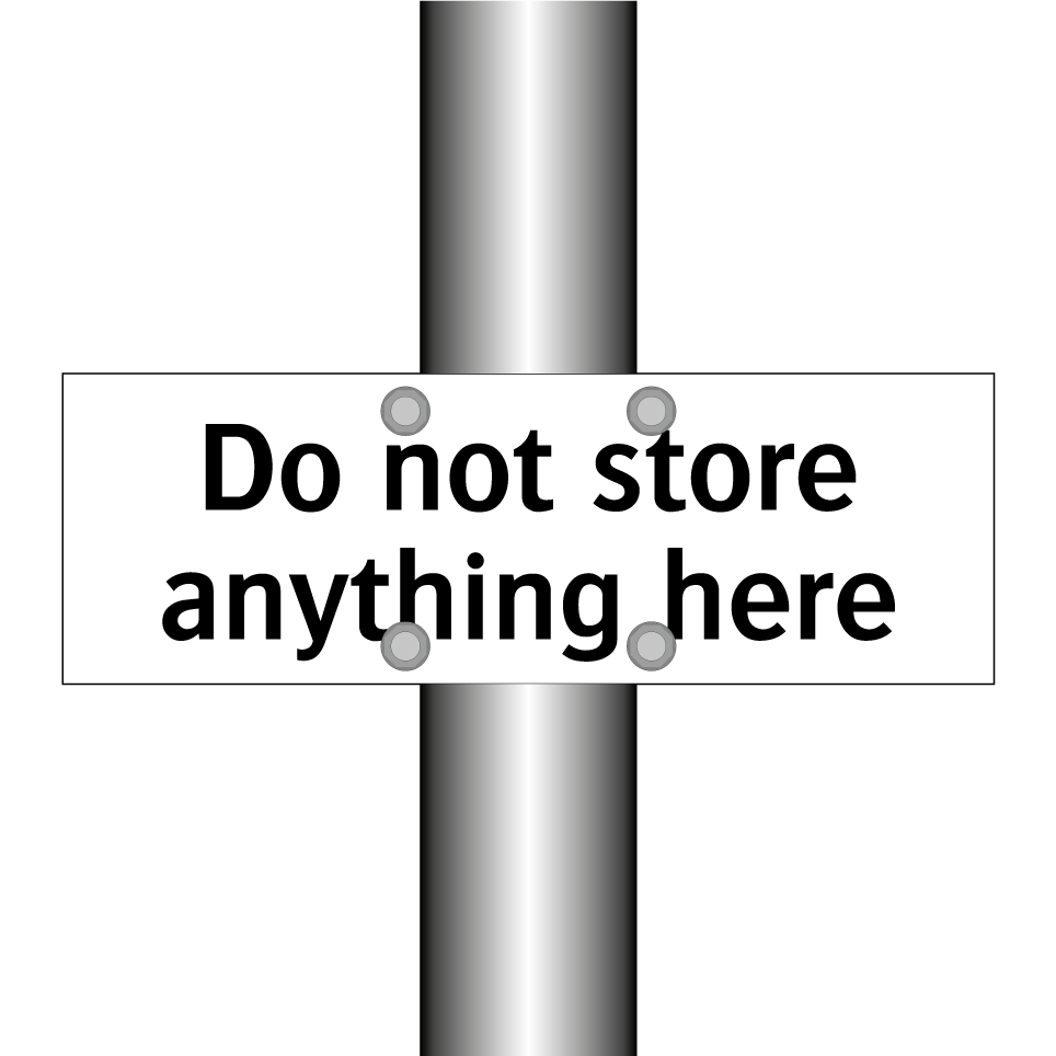 Do not store anything here