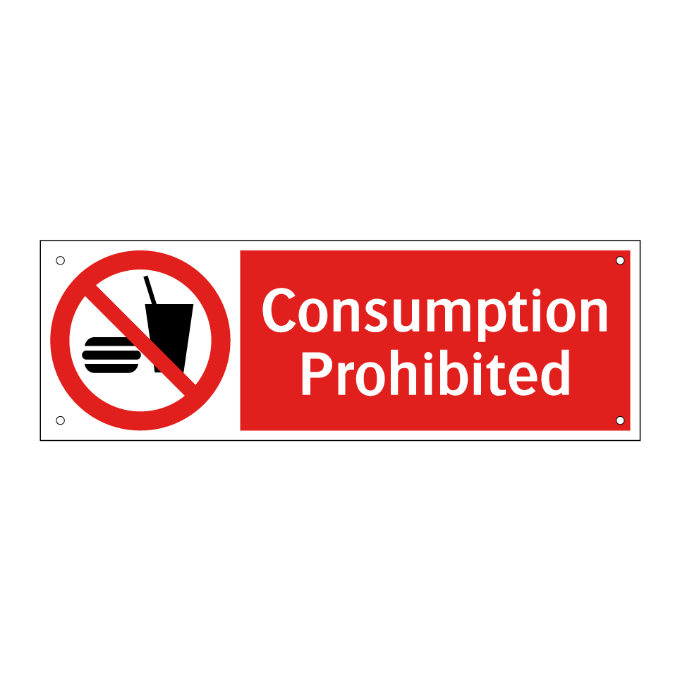 Consumption Prohibited