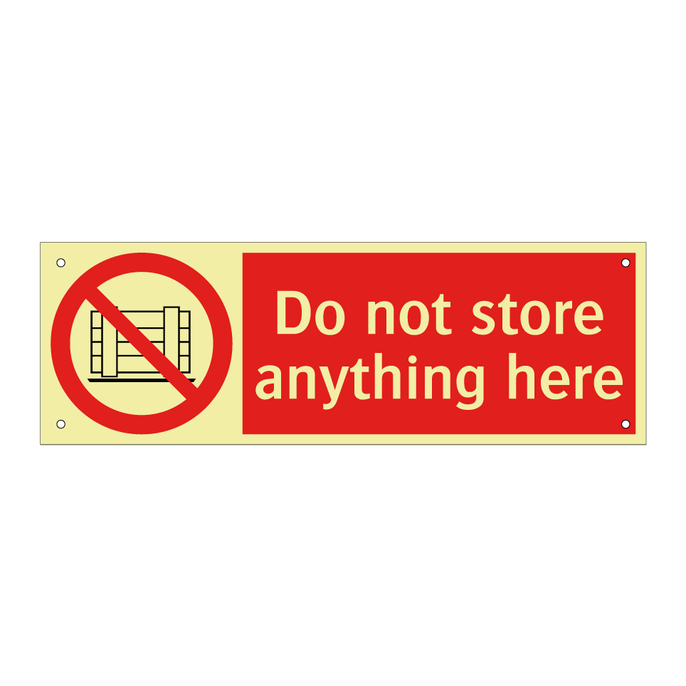 Do not store anything here