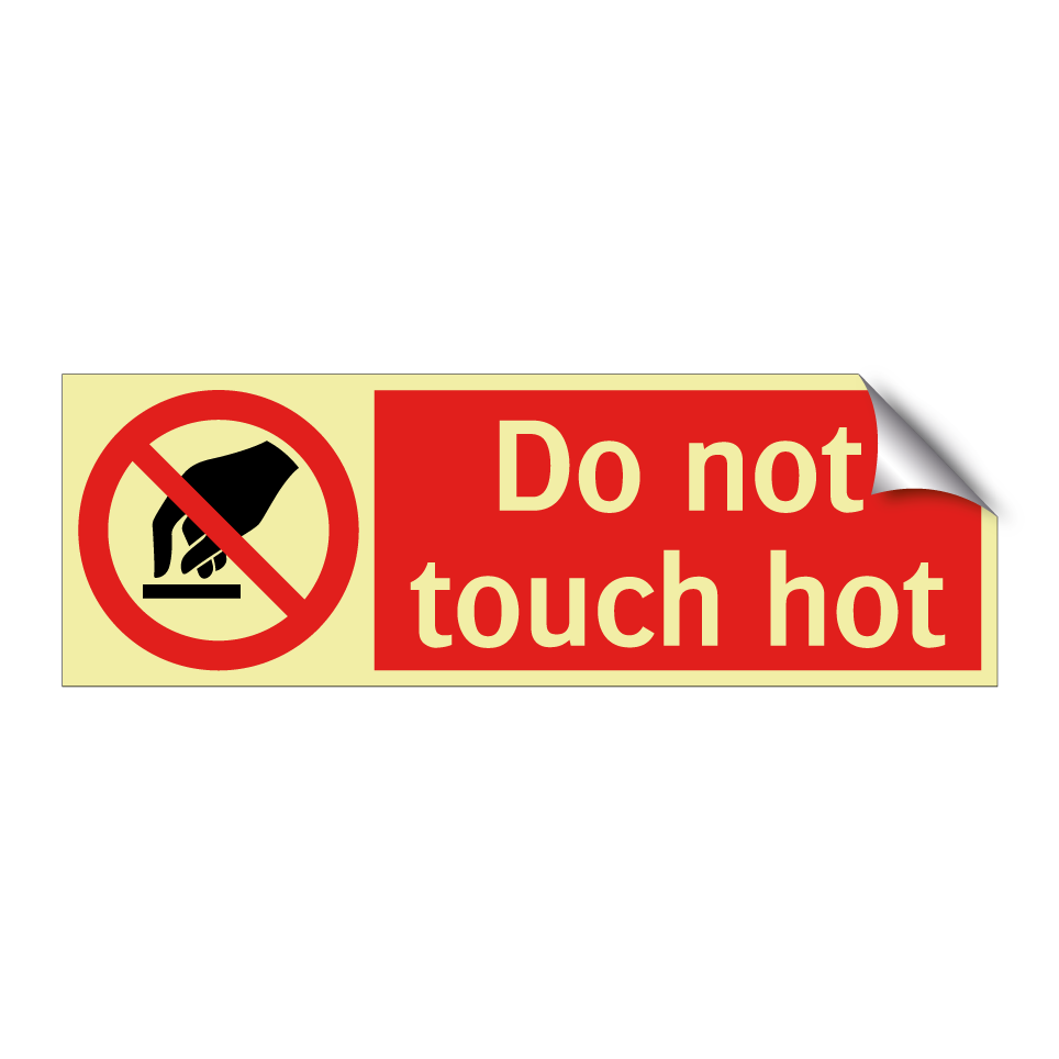 Do not touch hot