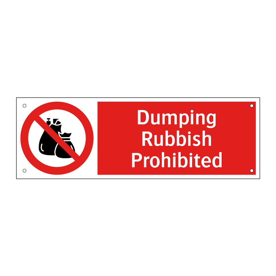 Dumping Rubbish Prohibited