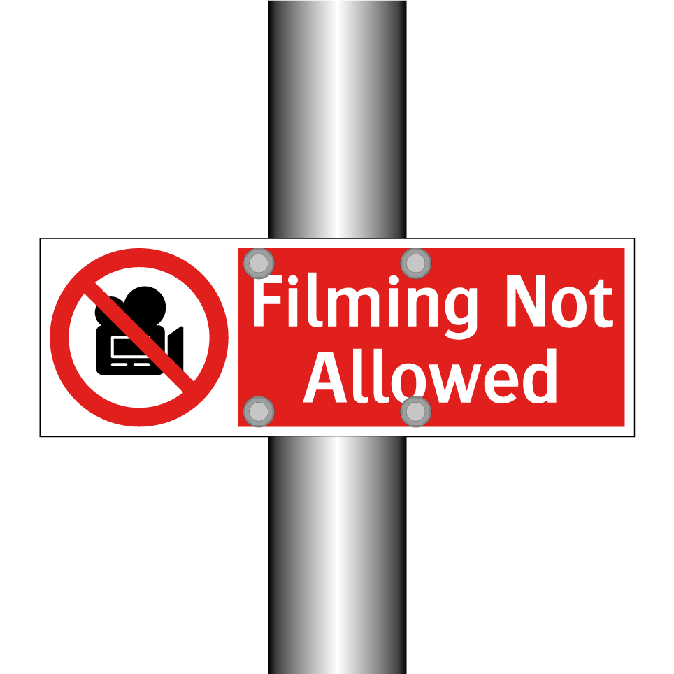 Filming Not Allowed