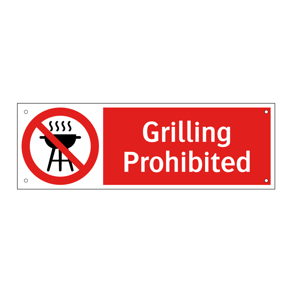 Grilling Prohibited