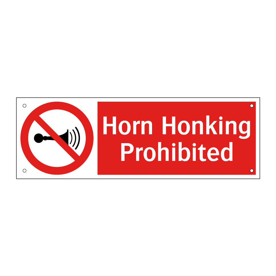 Horn Honking Prohibited