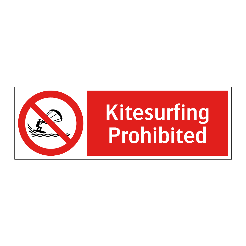 Kitesurfing Prohibited