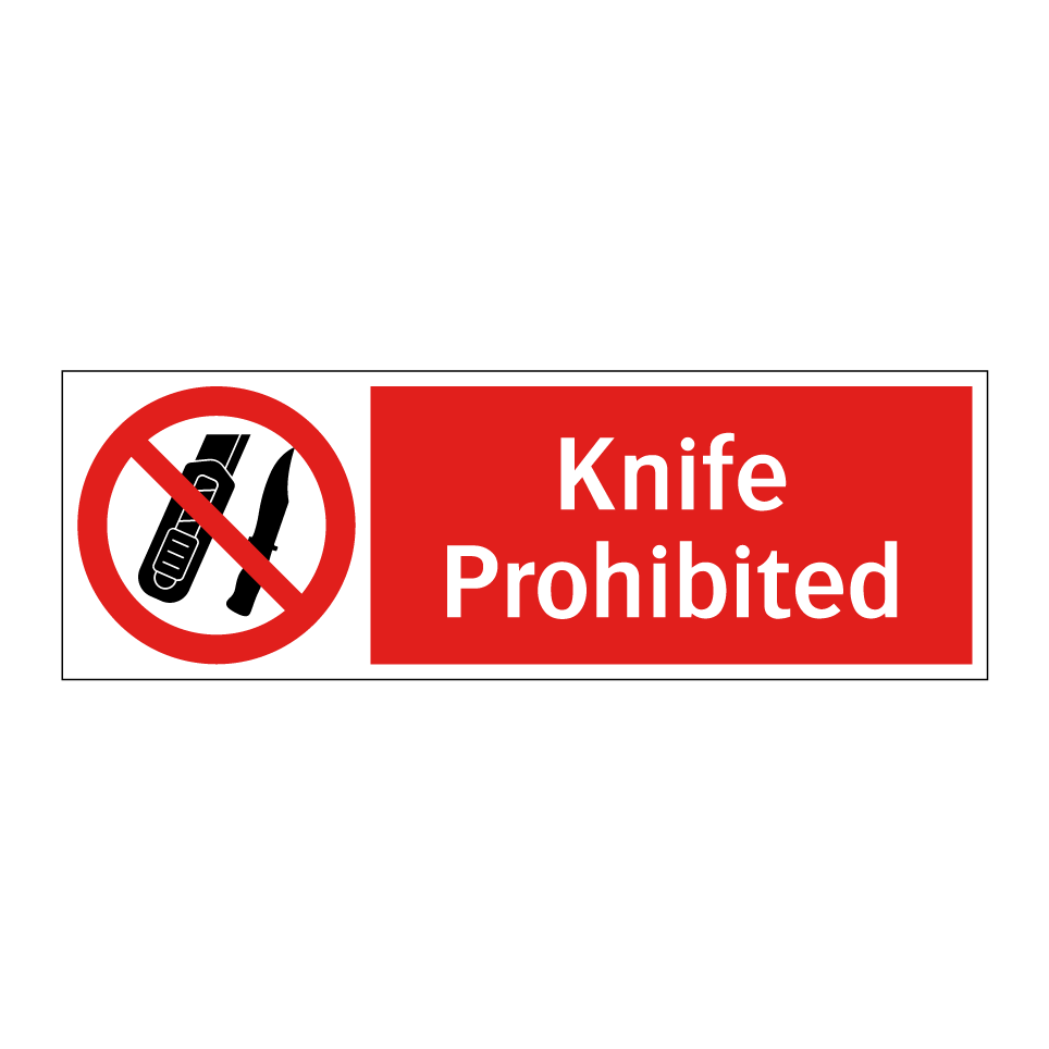 Knife Prohibited