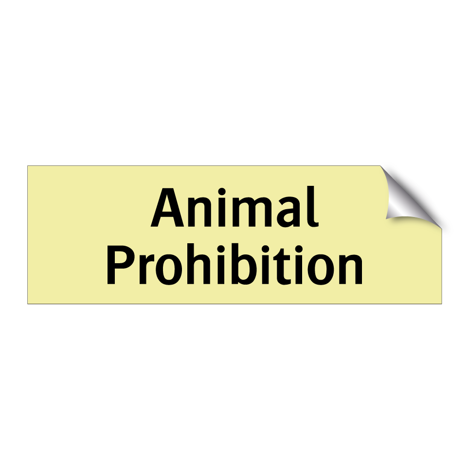 Animal Prohibition