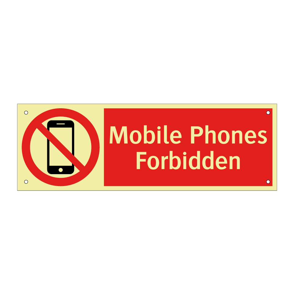 Mobile Phones Forbidden