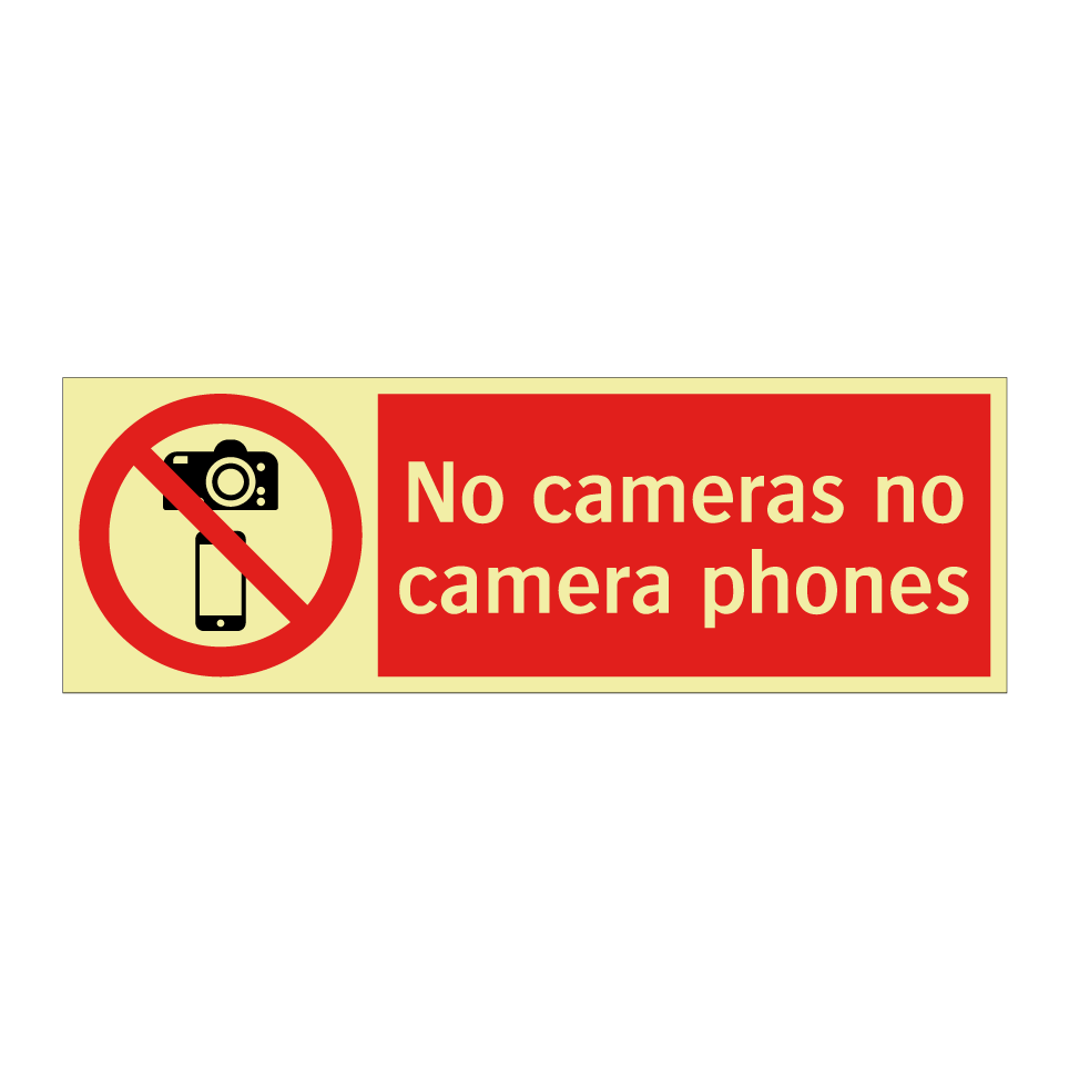No cameras no camera phones