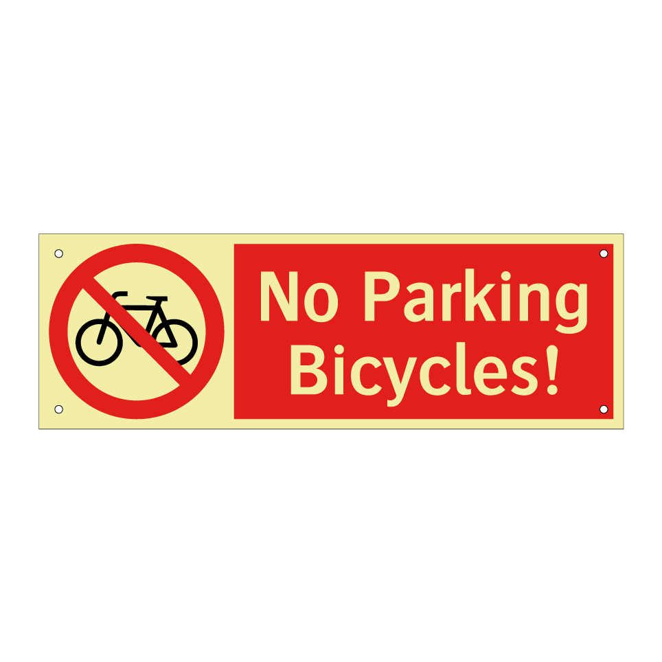No Parking Bicycles!