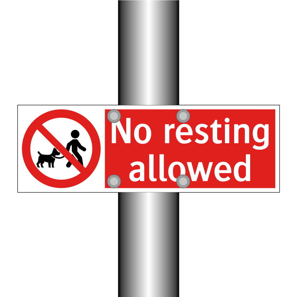 No resting allowed