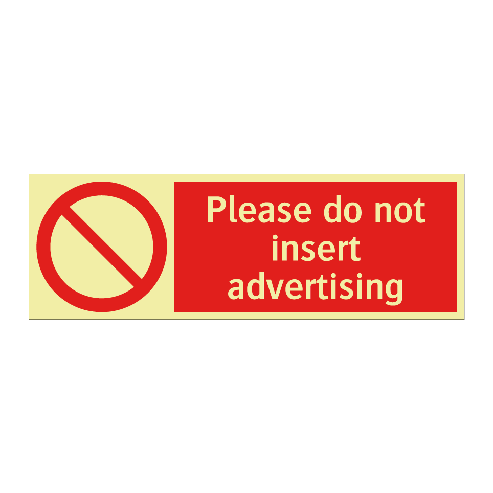 Please do not insert advertising