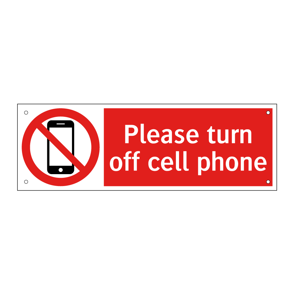 Please turn off cell phone