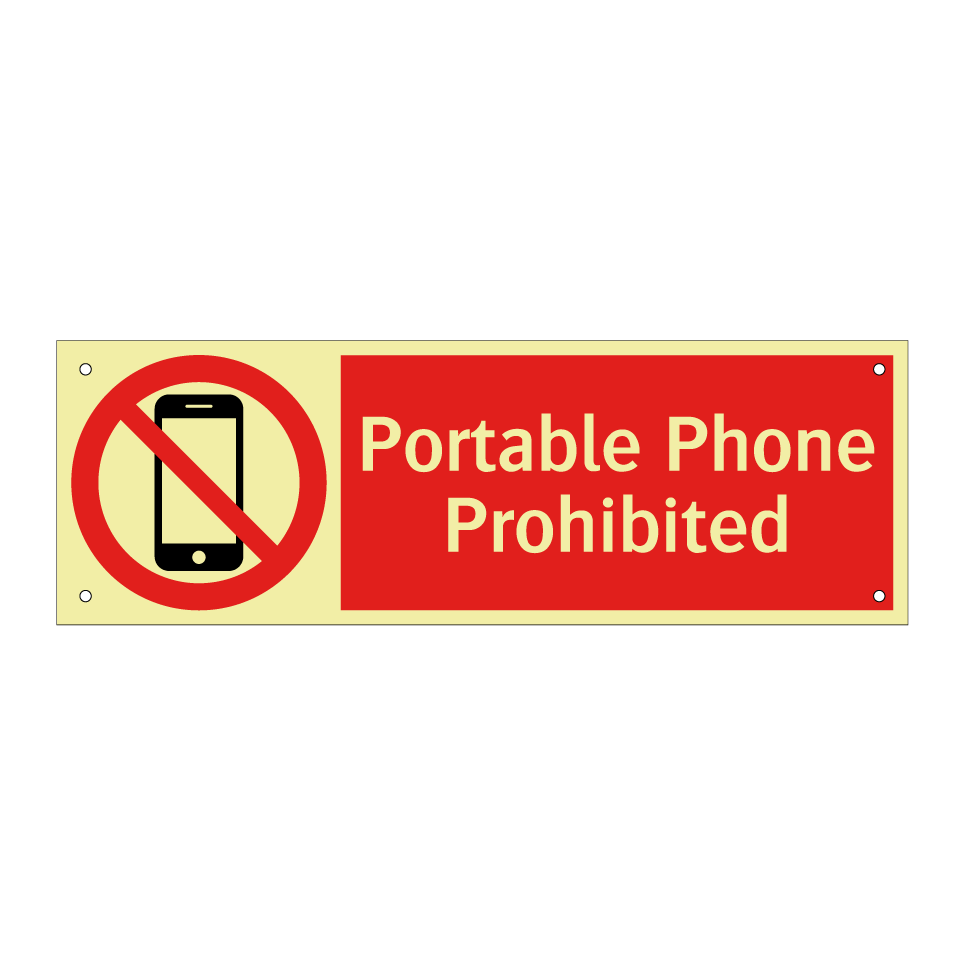 Portable Phone Prohibited