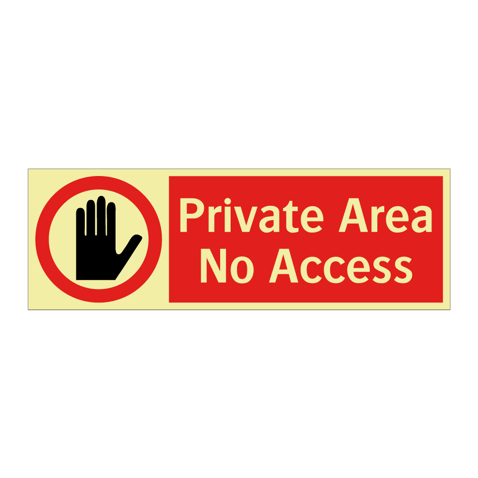 Private Area No Access