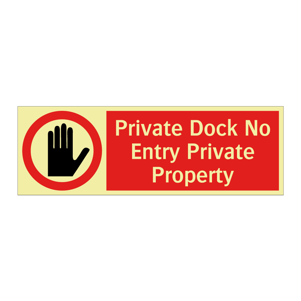 Private Dock No Entry Private Property