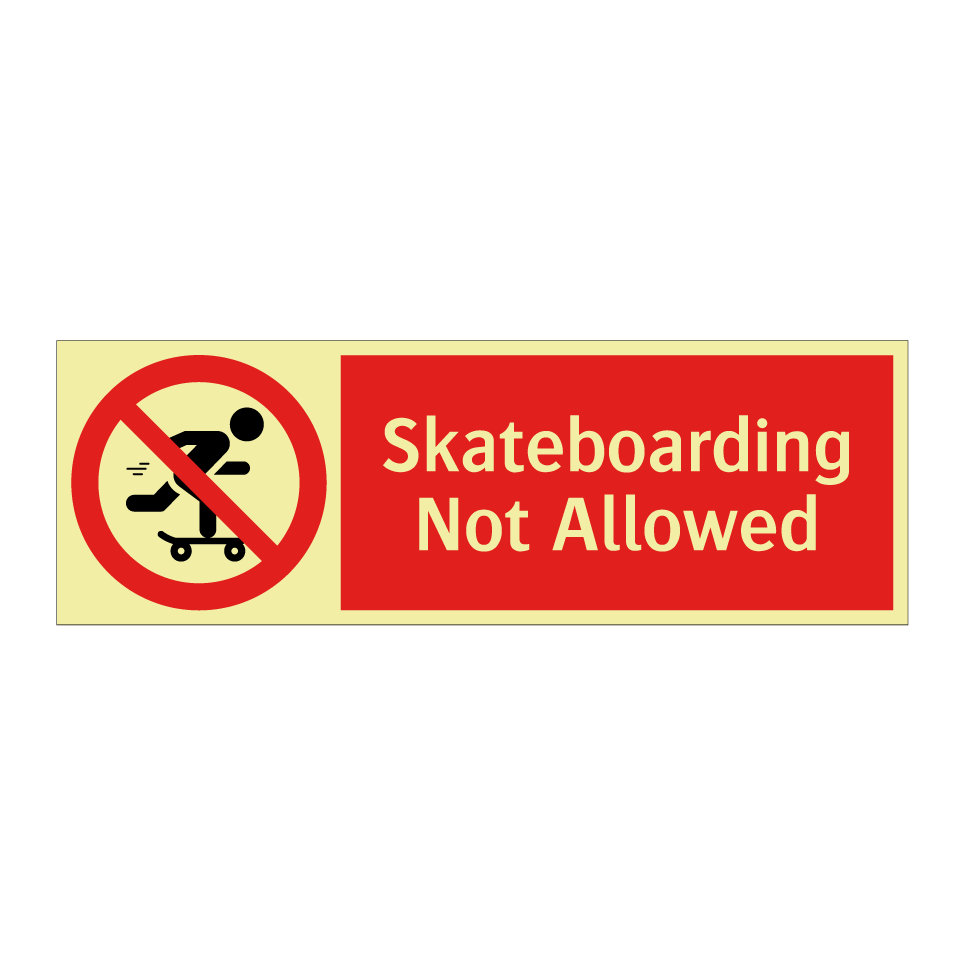 Skateboarding Not Allowed