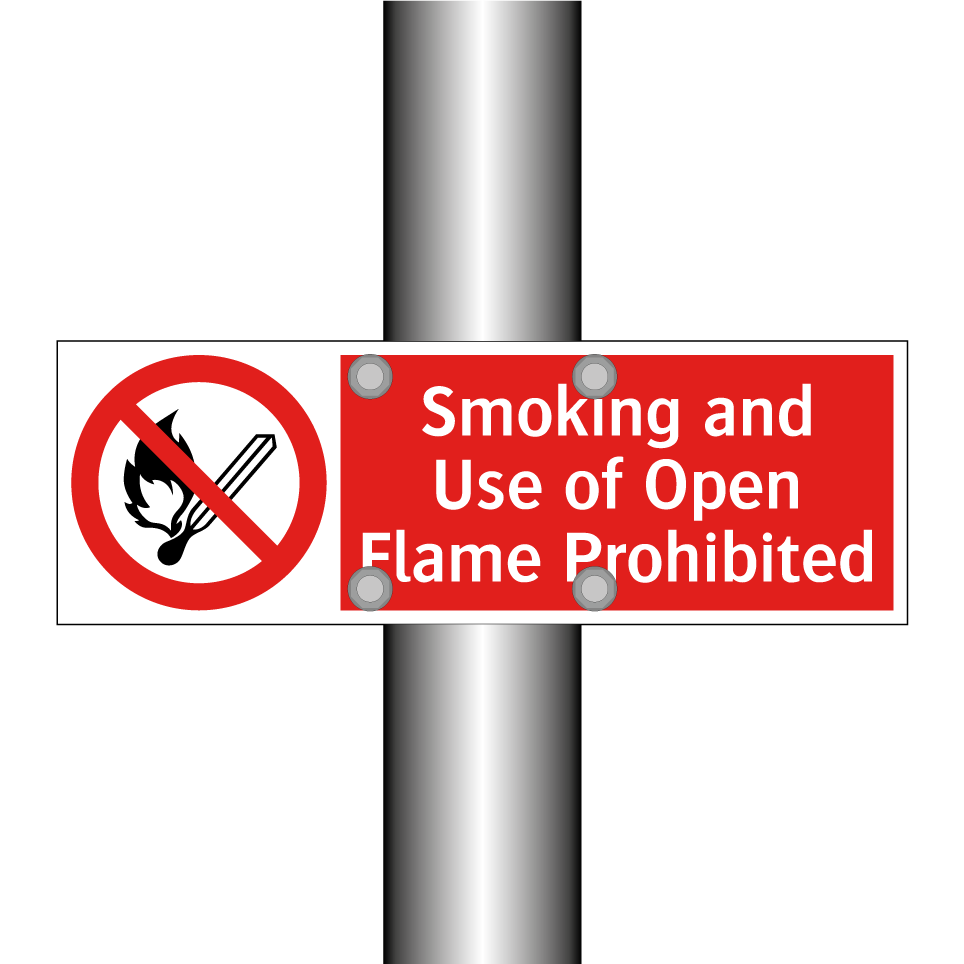Smoking and Use of Open Flame Prohibited
