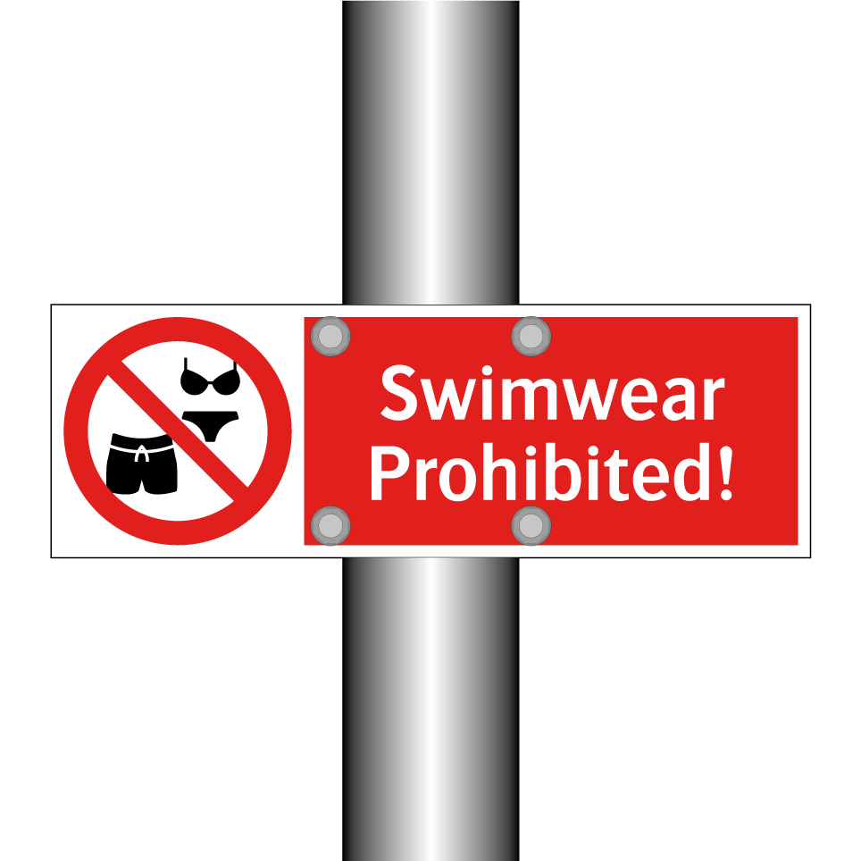 Swimwear Prohibited!