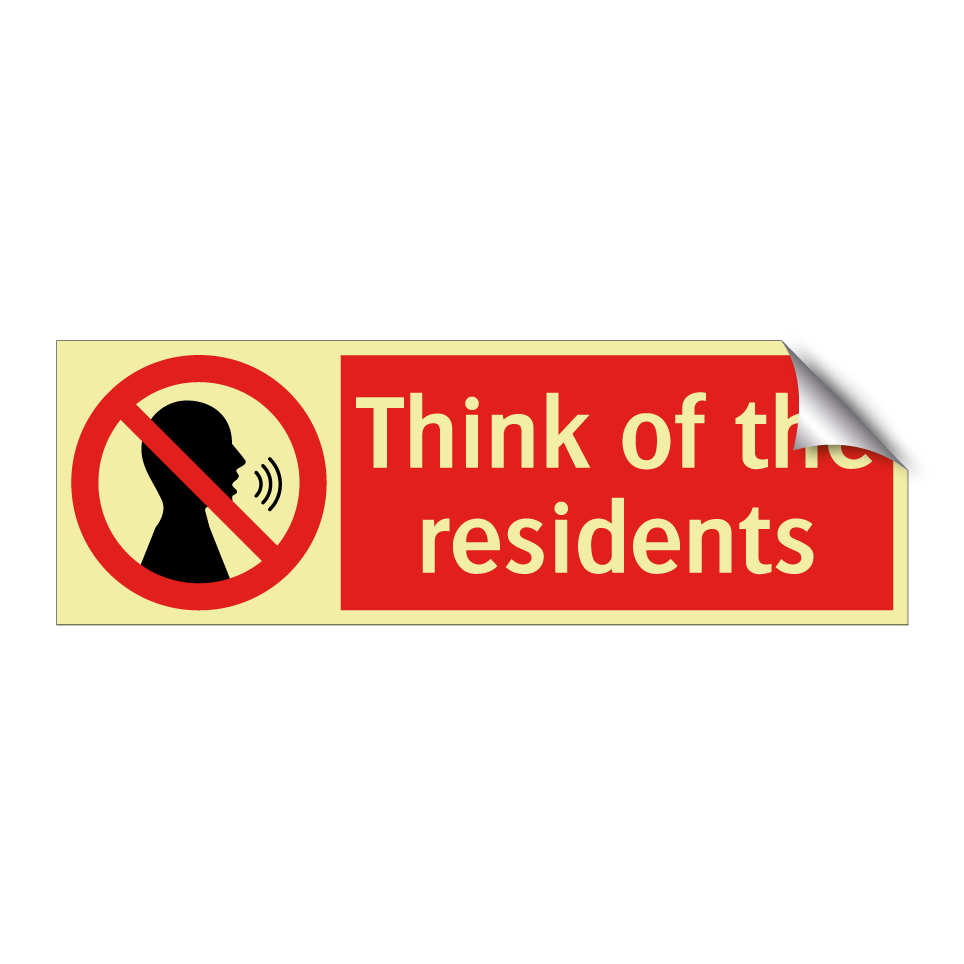 Think of the residents