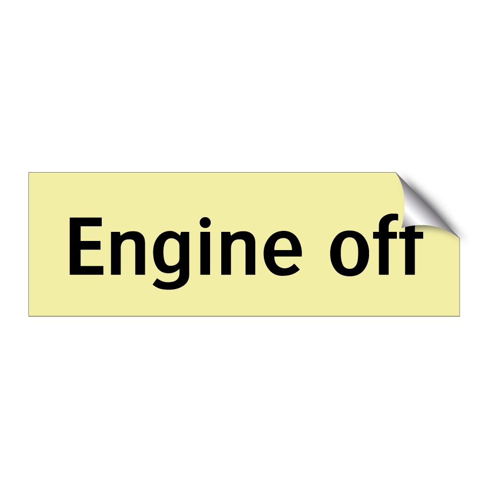 Engine off