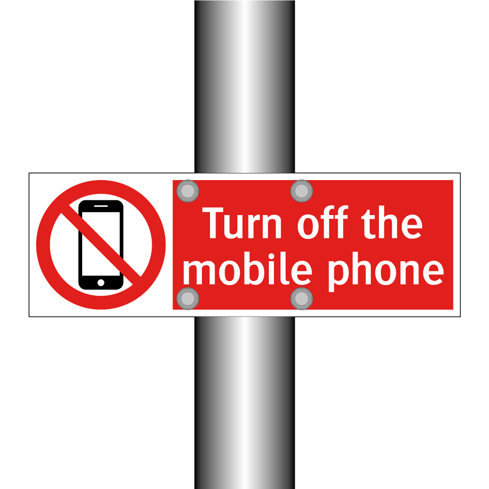 Turn off the mobile phone
