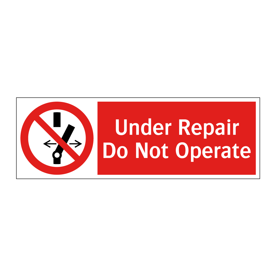 Under Repair Do Not Operate