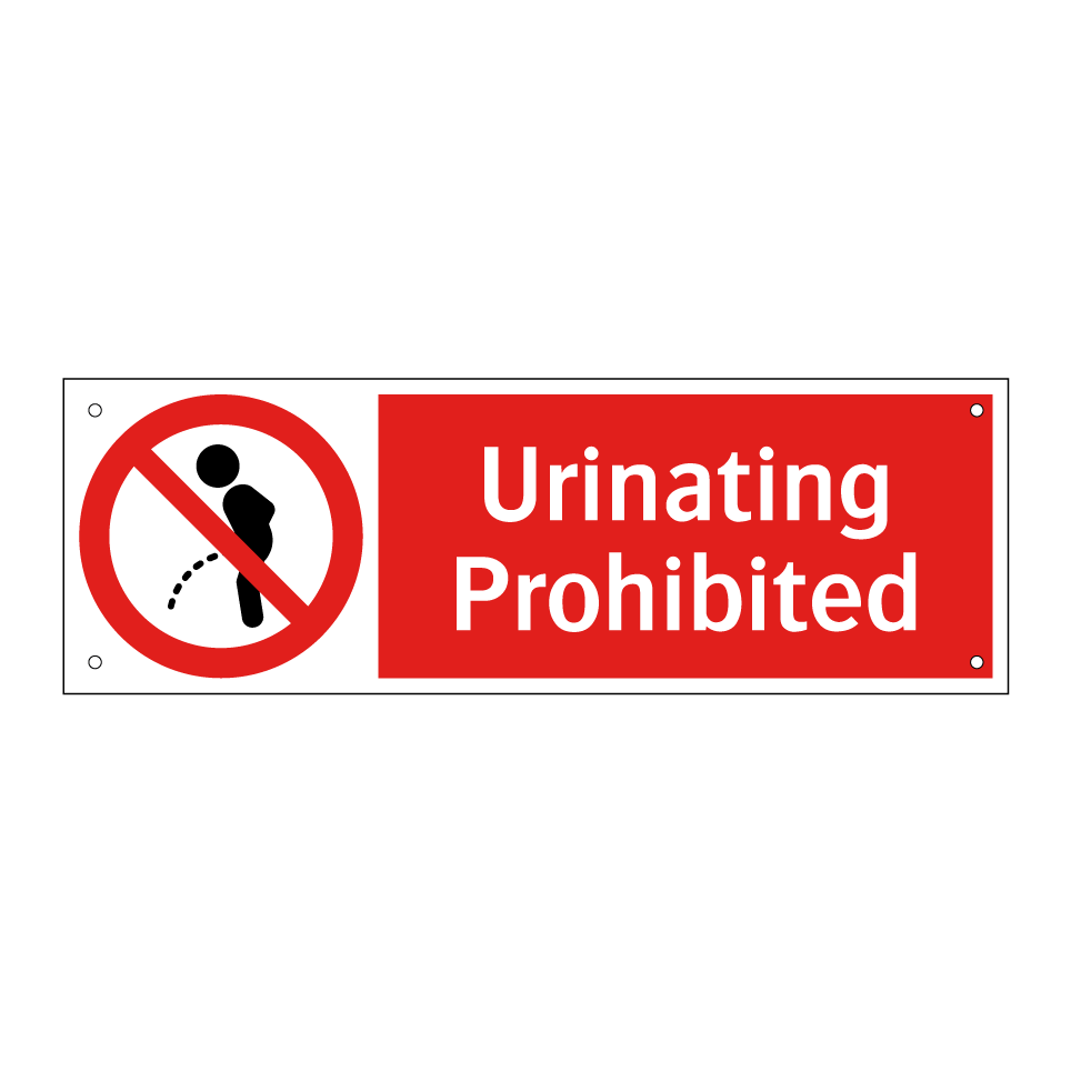 Urinating Prohibited