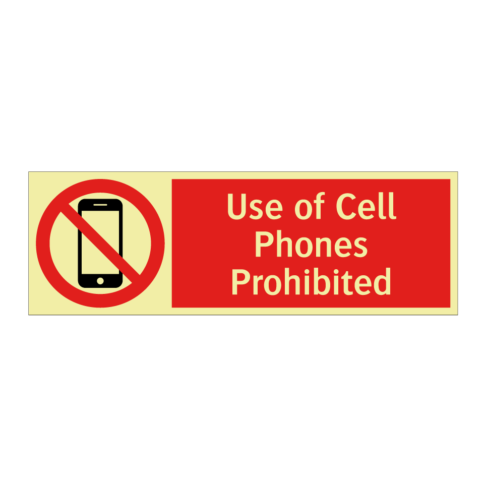 Use of Cell Phones Prohibited