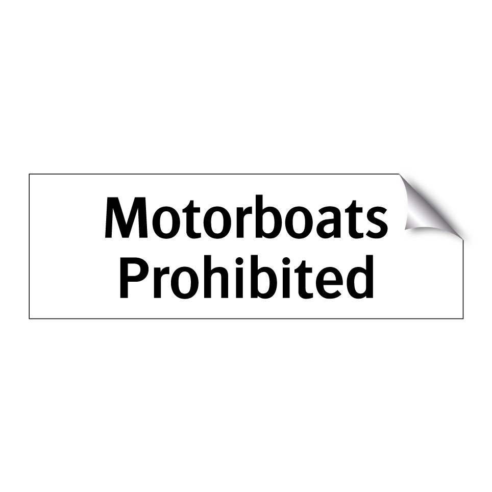 Motorboats Prohibited