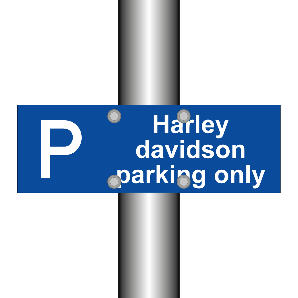 Harley davidson parking only