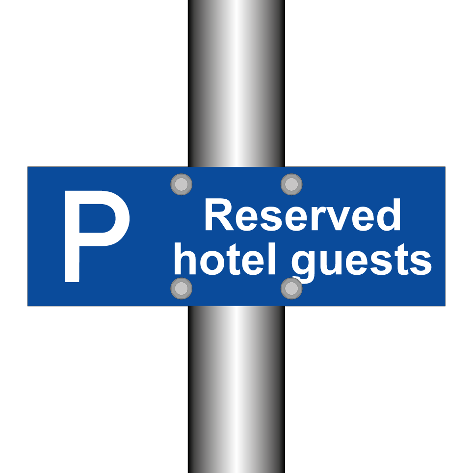 Reserved hotel guests