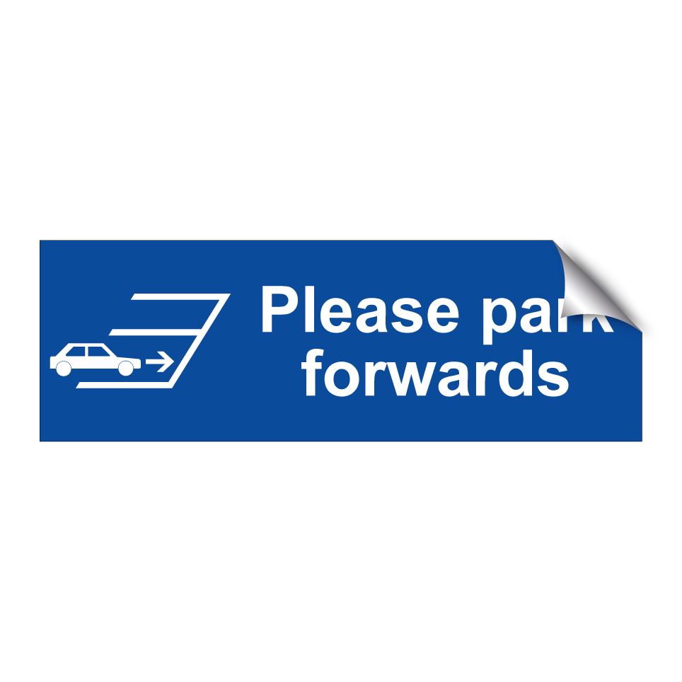 Please park forwards