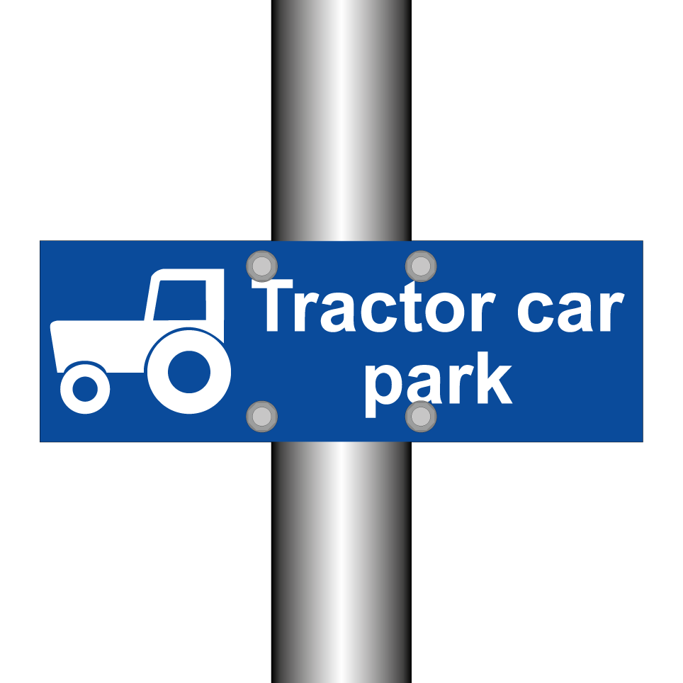 Tractor car park