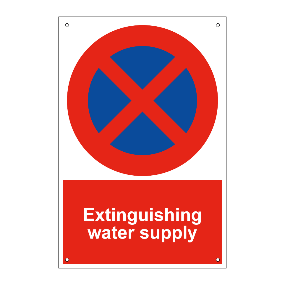 Extinguishing water supply