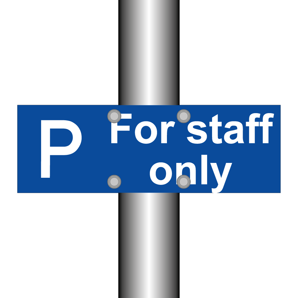 For staff only