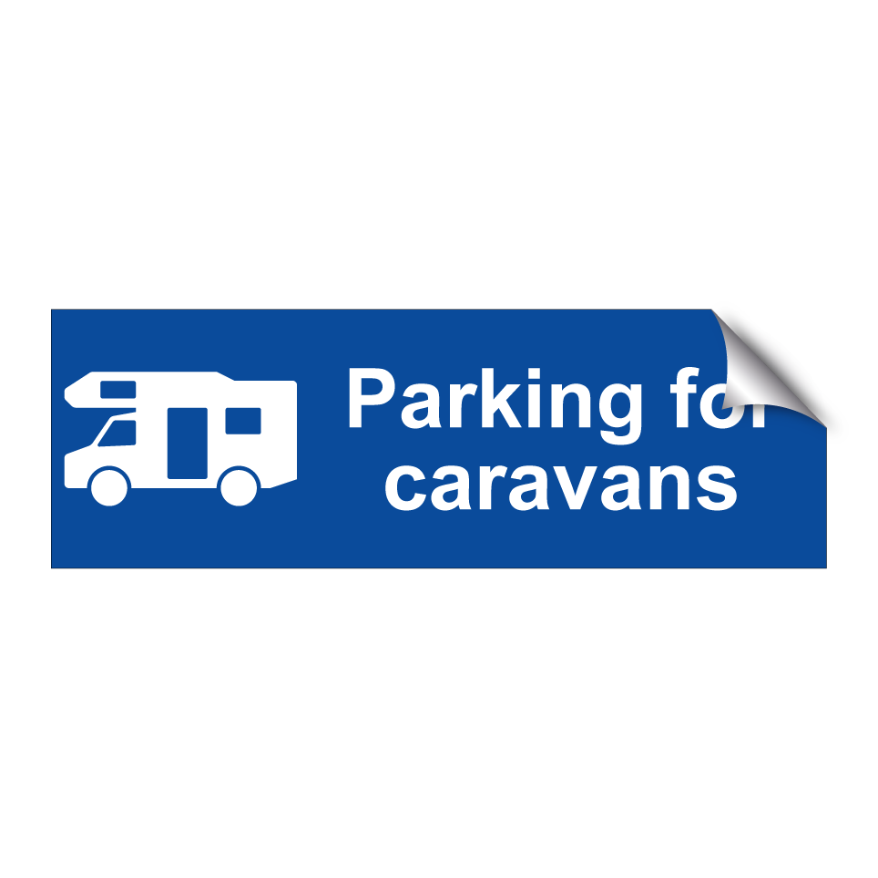 Parking for caravans
