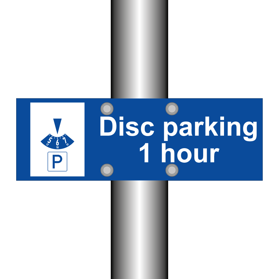 Disc parking 1 hour