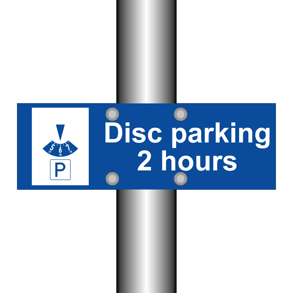 Disc parking 2 hours