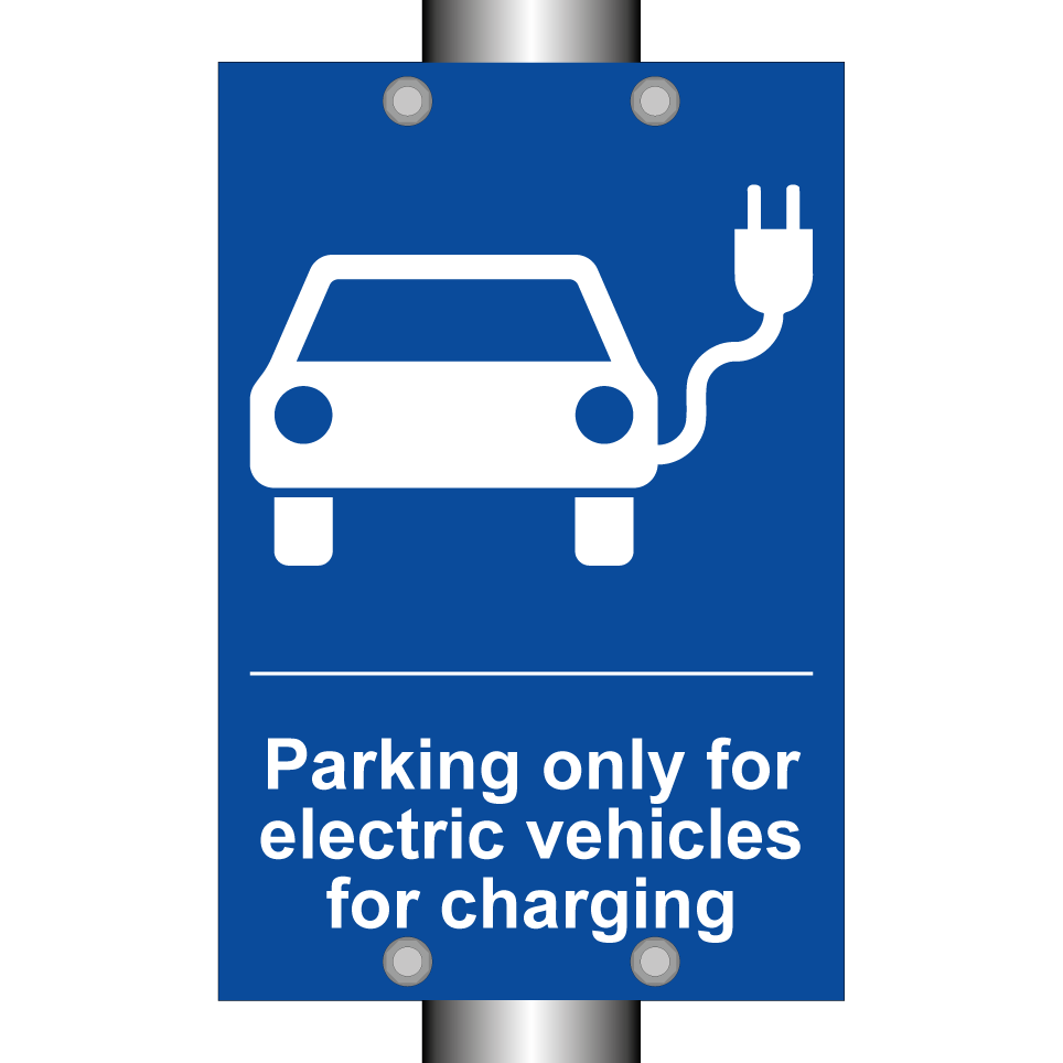 Parking only for electric vehicles for charging