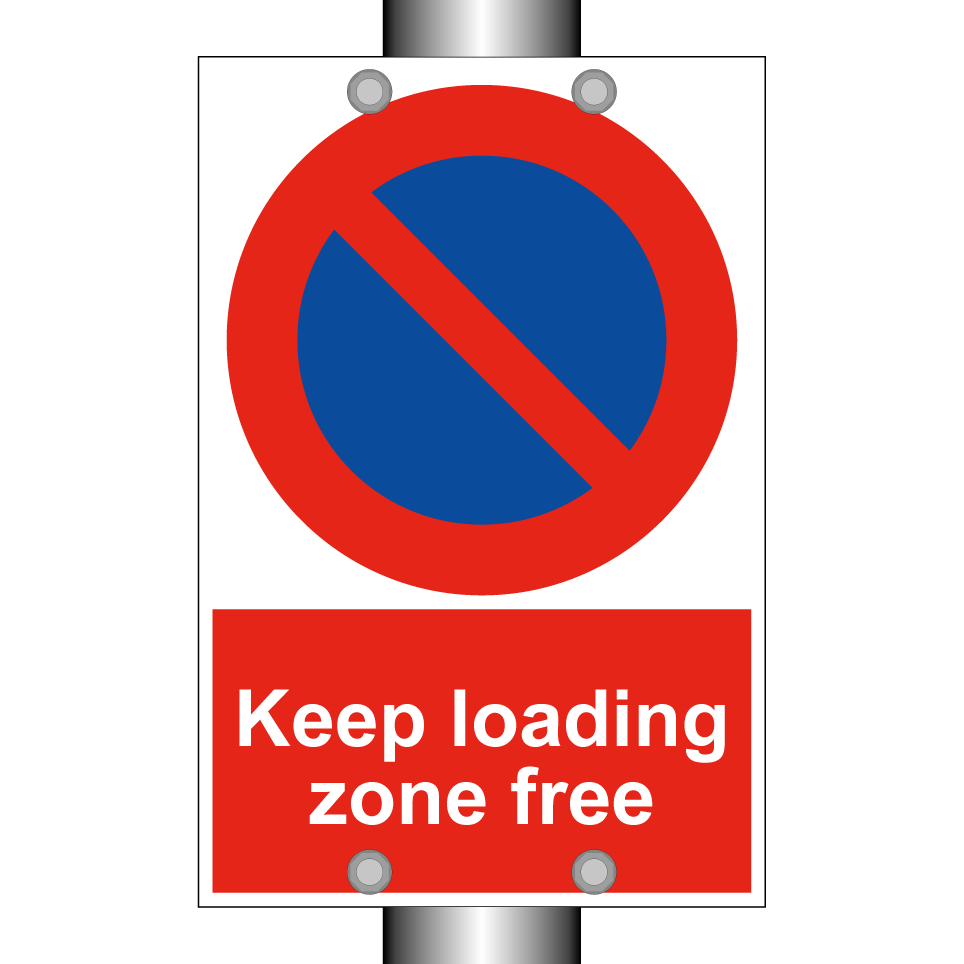 Keep loading zone free