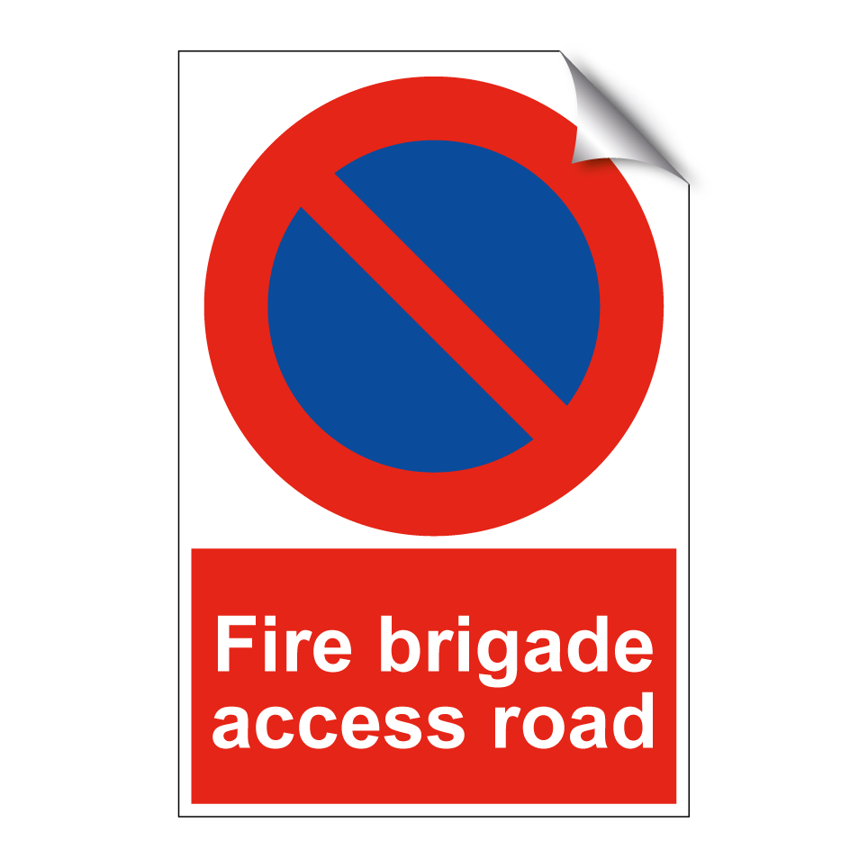 Fire brigade access road