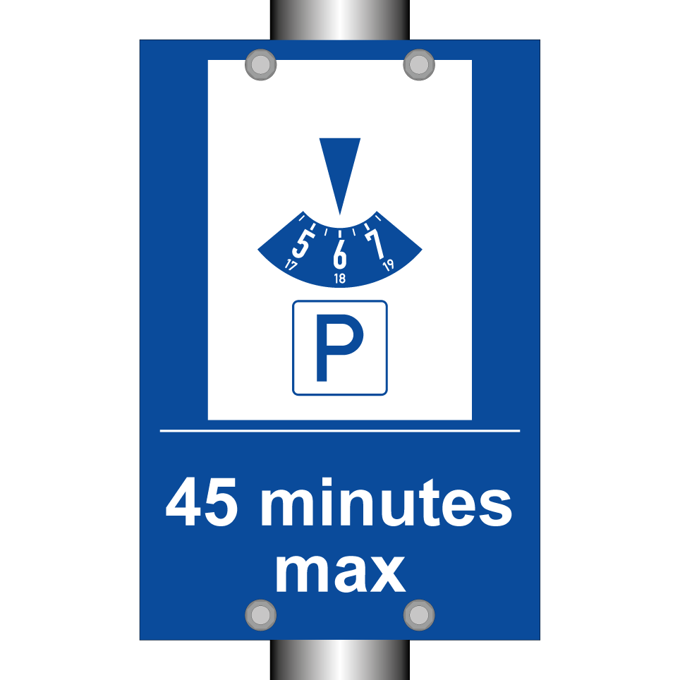 45 minutes max