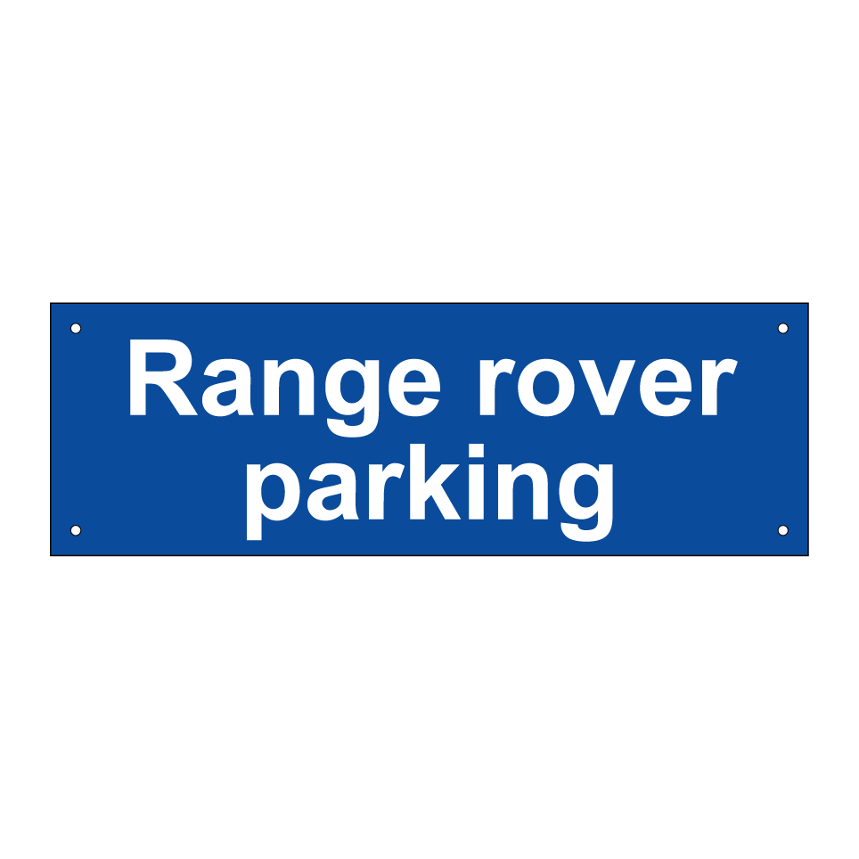 Range rover parking
